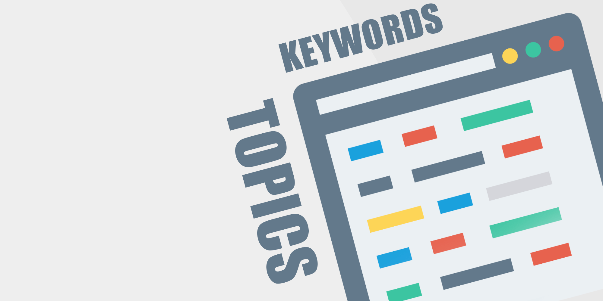 How Are Topics and Keywords Related in SEO
