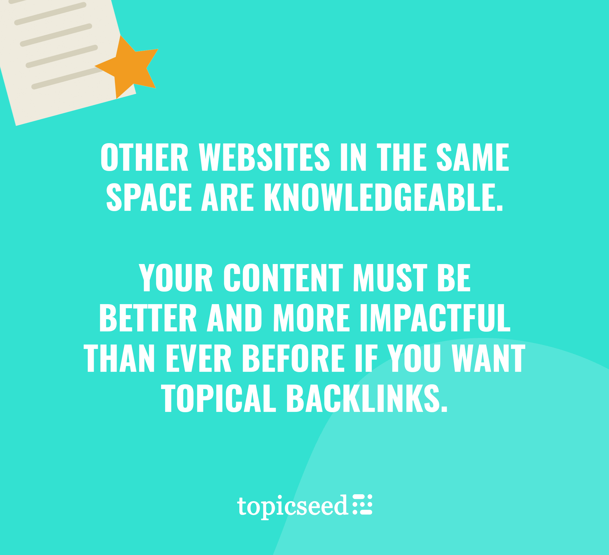 content strategy to gain topical backlinks